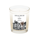 Final Touch scented candle in Amber - inhale love exhale gratitude