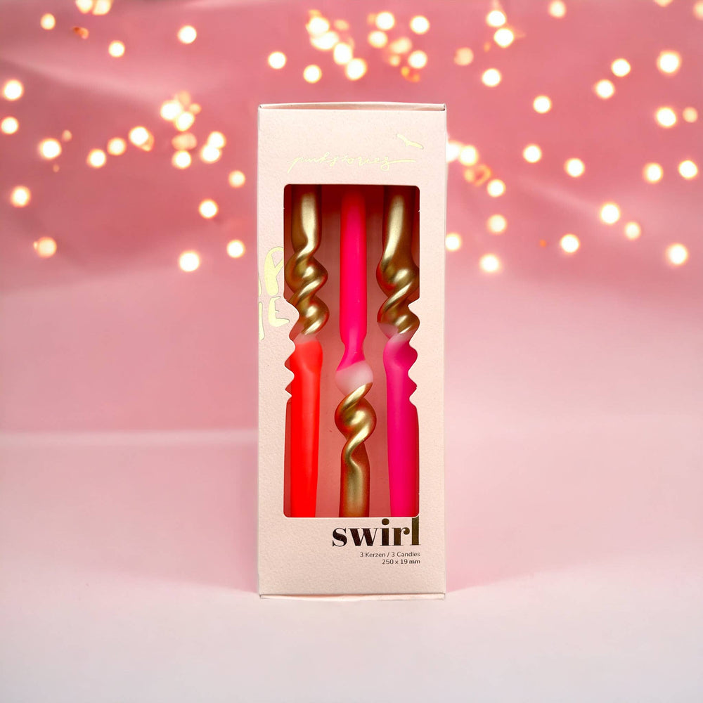 New ! Dip Dye Swirl *Golden Hour* candles