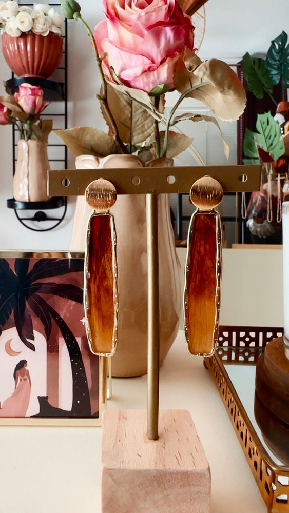 New ! Eternal bloom earrings with soft maple petals inside