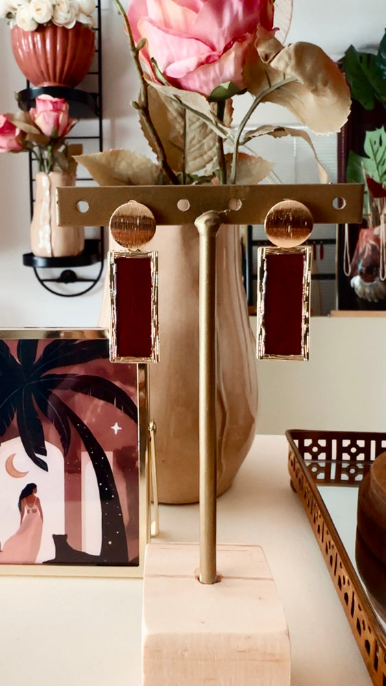 New ! Eternal bloom earrings with soft rose petals inside (short version)