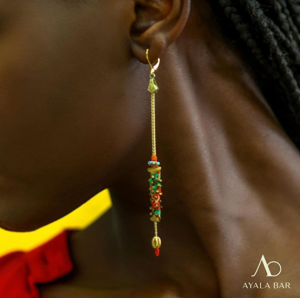 New ! Ayala Bar Queen of Sheba Super Hyper Wire earrings