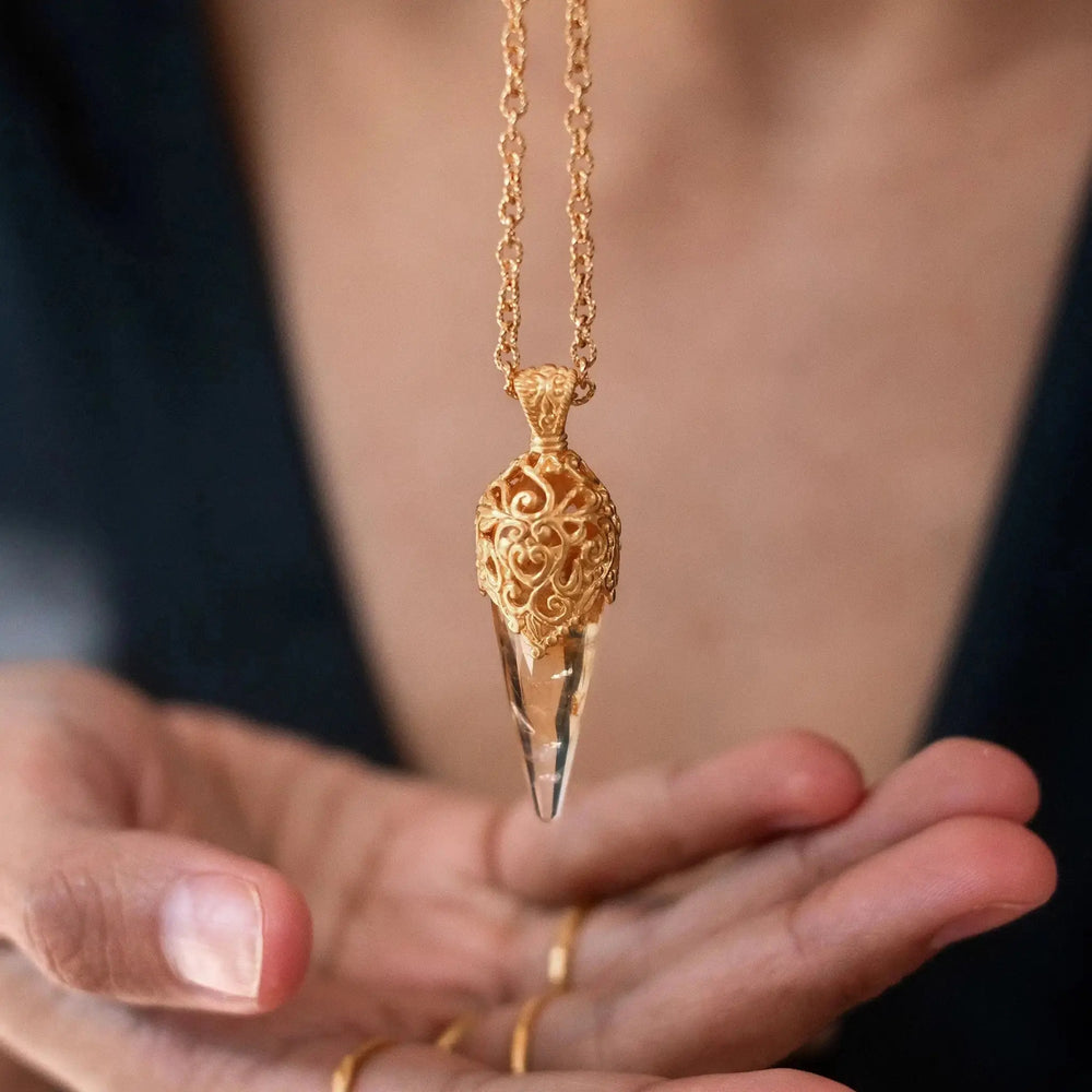 New ! Inner Sun • Pendulum Necklace