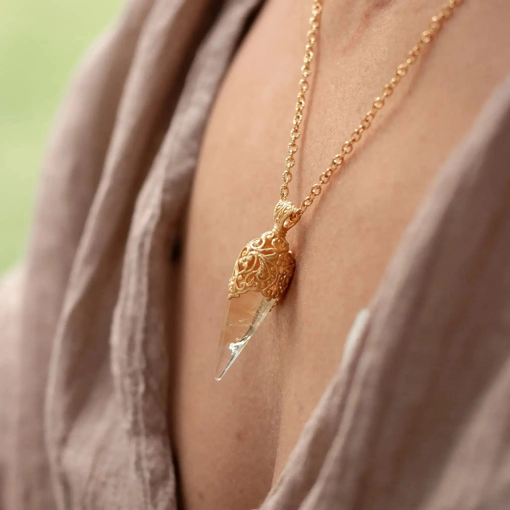 New ! Inner Sun • Pendulum Necklace