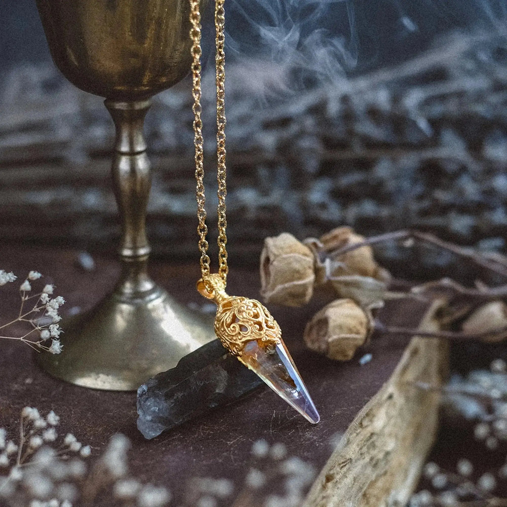 New ! Inner Sun • Pendulum Necklace