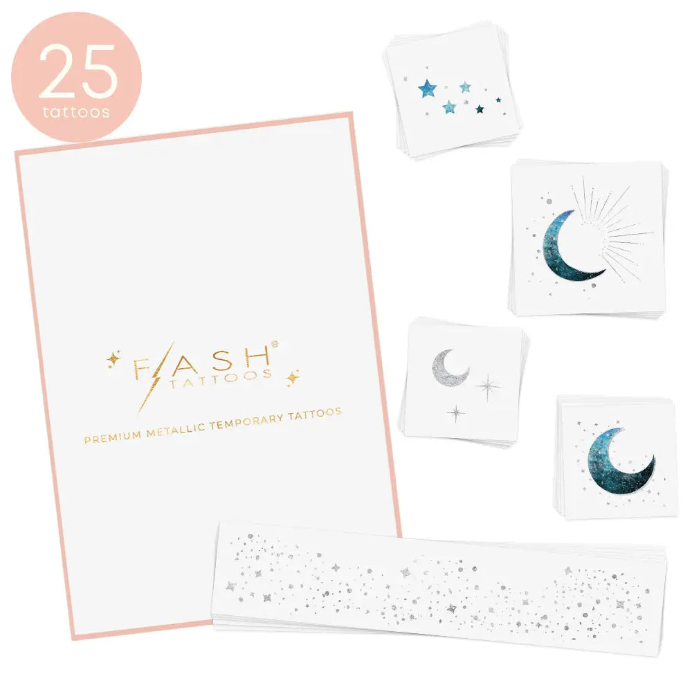 New ! Moonlight set temporary tattoos by Flash Tattoos