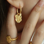 New ! Soul wisdom hoop earrings