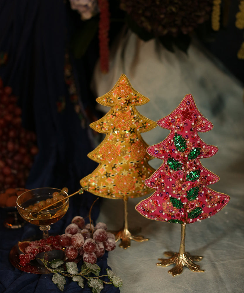 New ! Whimsy Christmas Tree Yellow