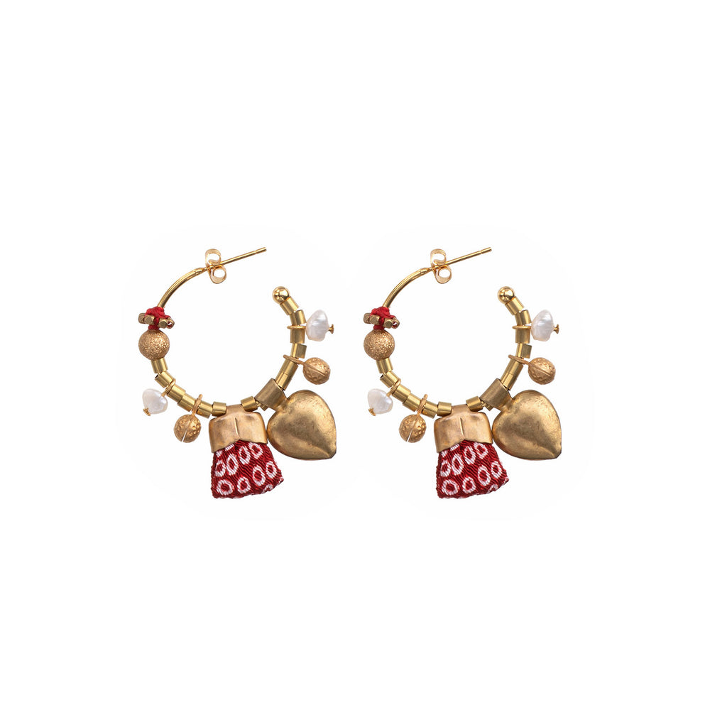 New ! Ayala Bar Queen of Sheba Stella Hoop earrings