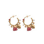 New ! Ayala Bar Queen of Sheba Stella Hoop earrings