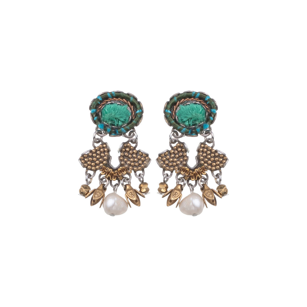 New ! Ayala Bar Royal Velvet Gold Rush earrings