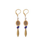 New ! Ayala Bar Queen of Sheba Golden Hour French Wire earrings