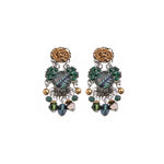 New ! Ayala Bar Viridian Mood Whispering Leaves earrings