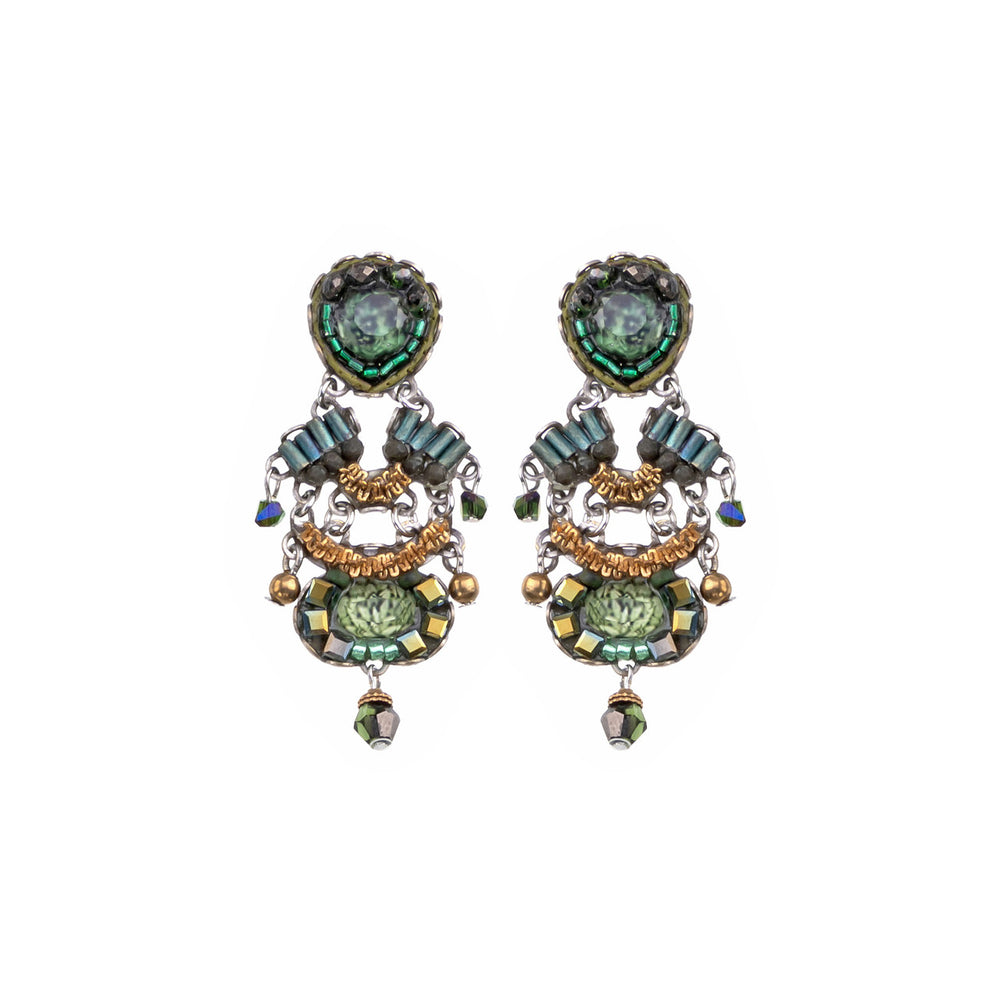 New ! Ayala Bar Viridian Mood Miss Clever earrings