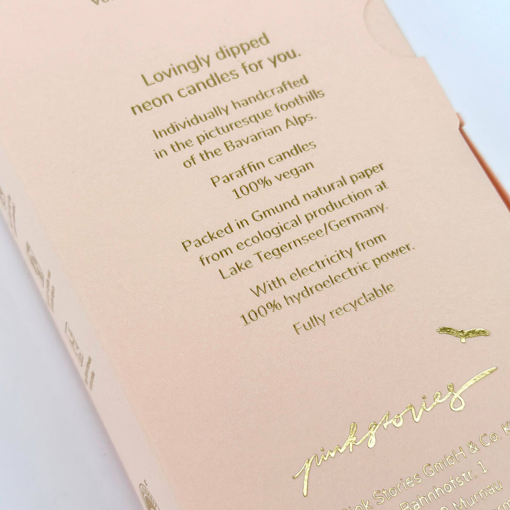 New ! Dip Dye Swirl *Golden Hour* candles