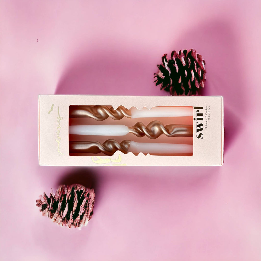 New ! Dip Dye Swirl *Ballett Slippers*candles