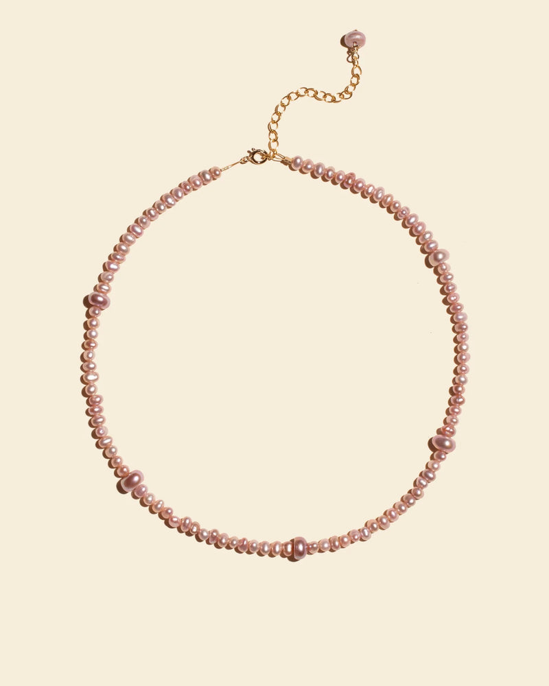 New ! Apsara PURPLE PEARL necklace